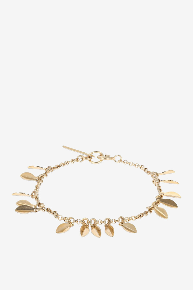 Isabel Marant Metal Shiny Leaf Bracelet