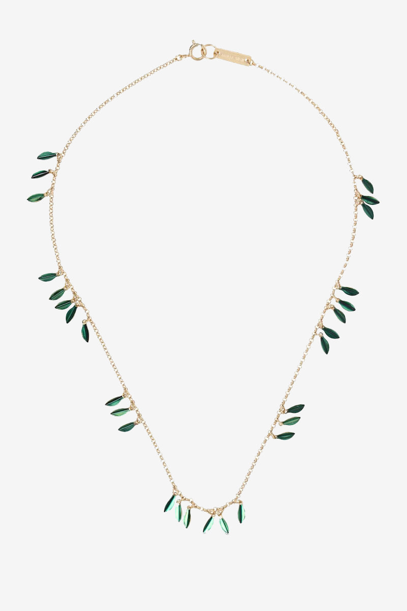 Isabel Marant Colour Shiny Leaf Necklace