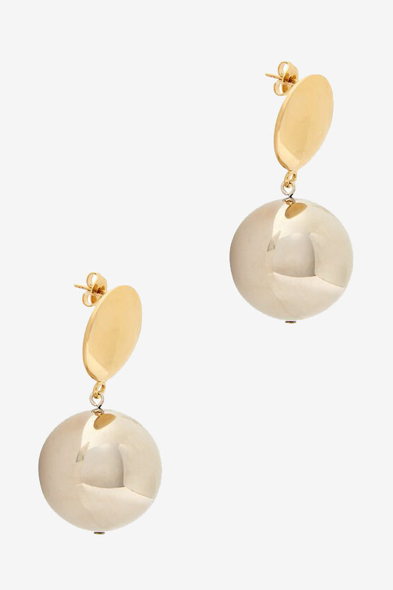 Isabel Marant Shiny Globe Earrings