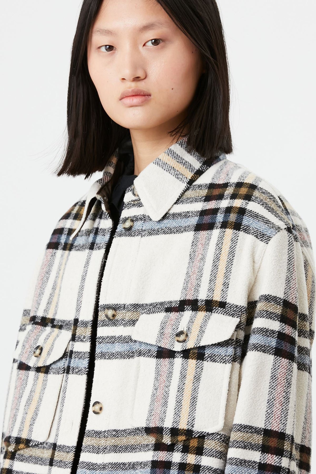 Isabel Marant Étoile Ervey Checked Coat