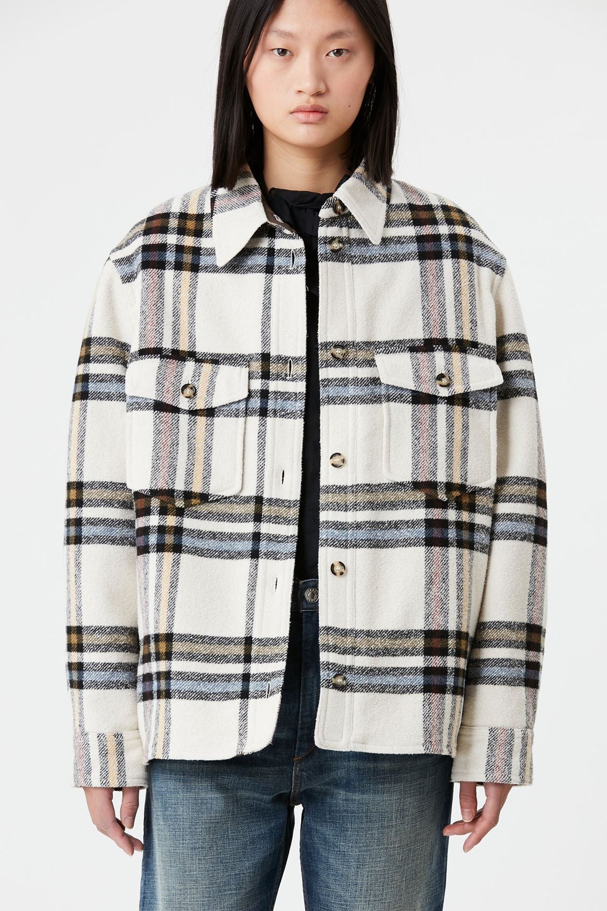 Isabel Marant Étoile Ervey Checked Coat