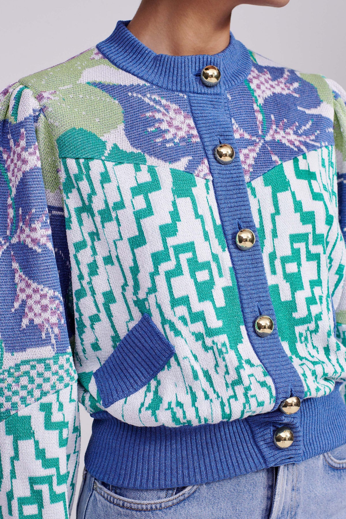 Hayley Menzies Alegra Jacquard Bomber Jacket