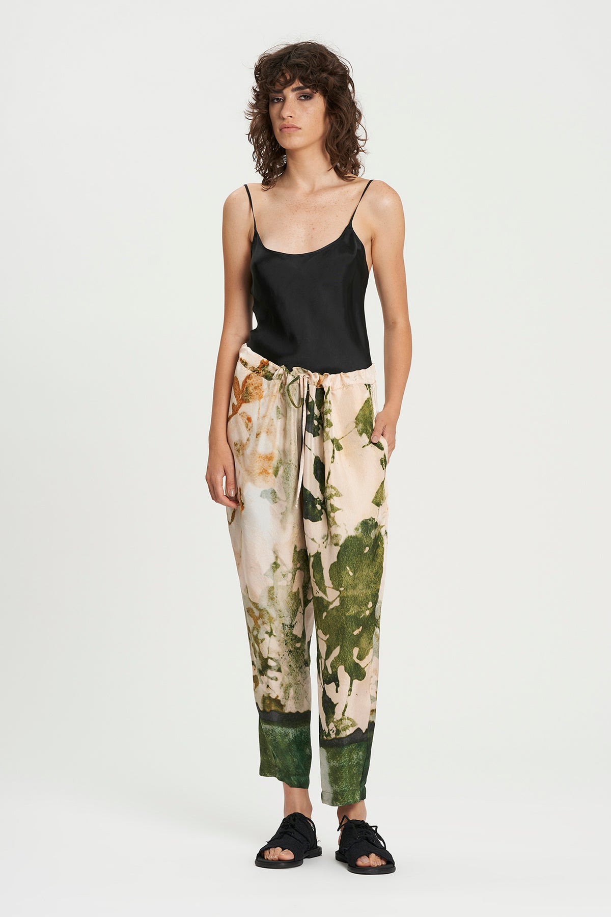 Masnada Green Shadow Pants