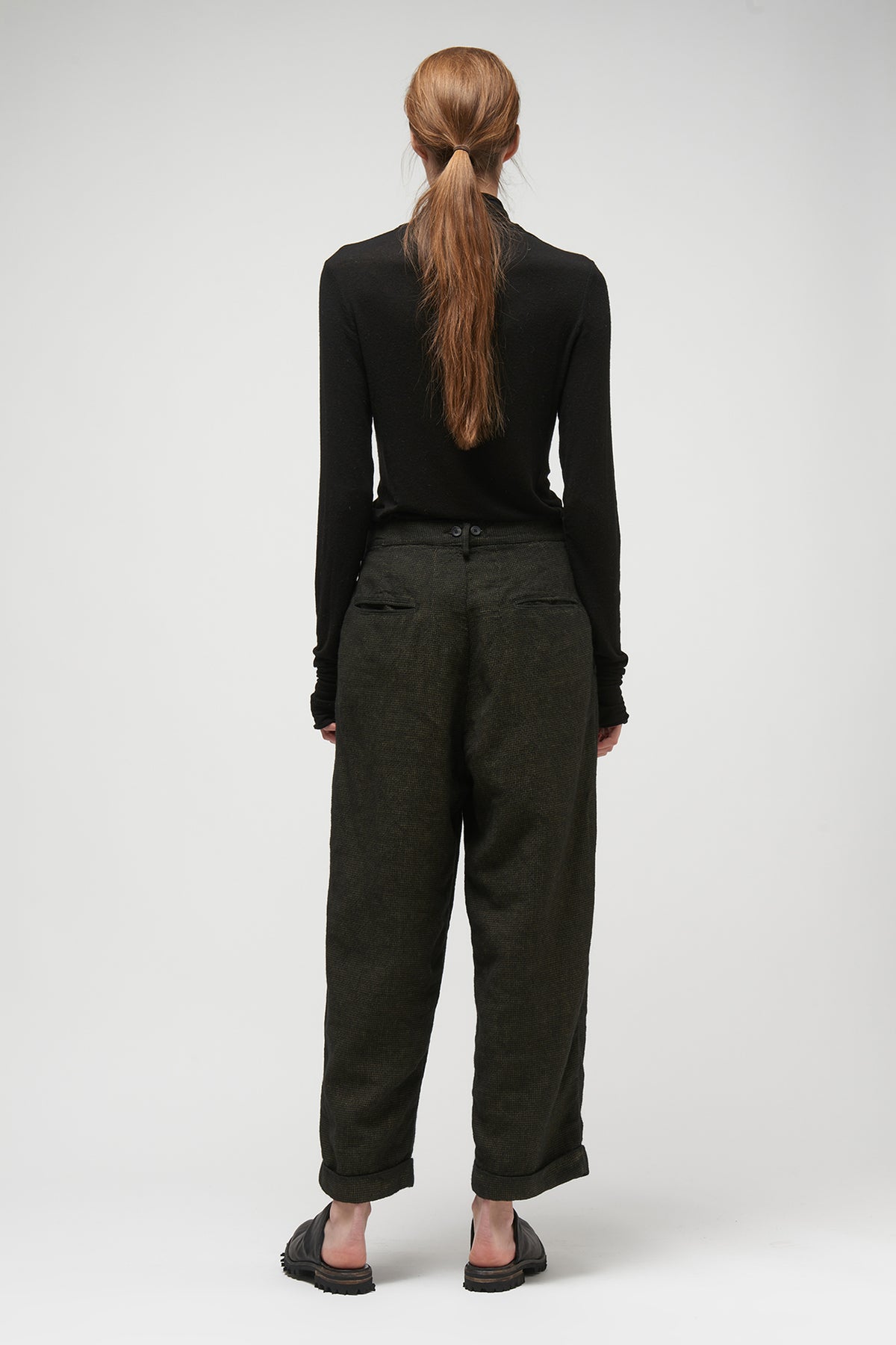 Masnada Buttoned Baggy Pants