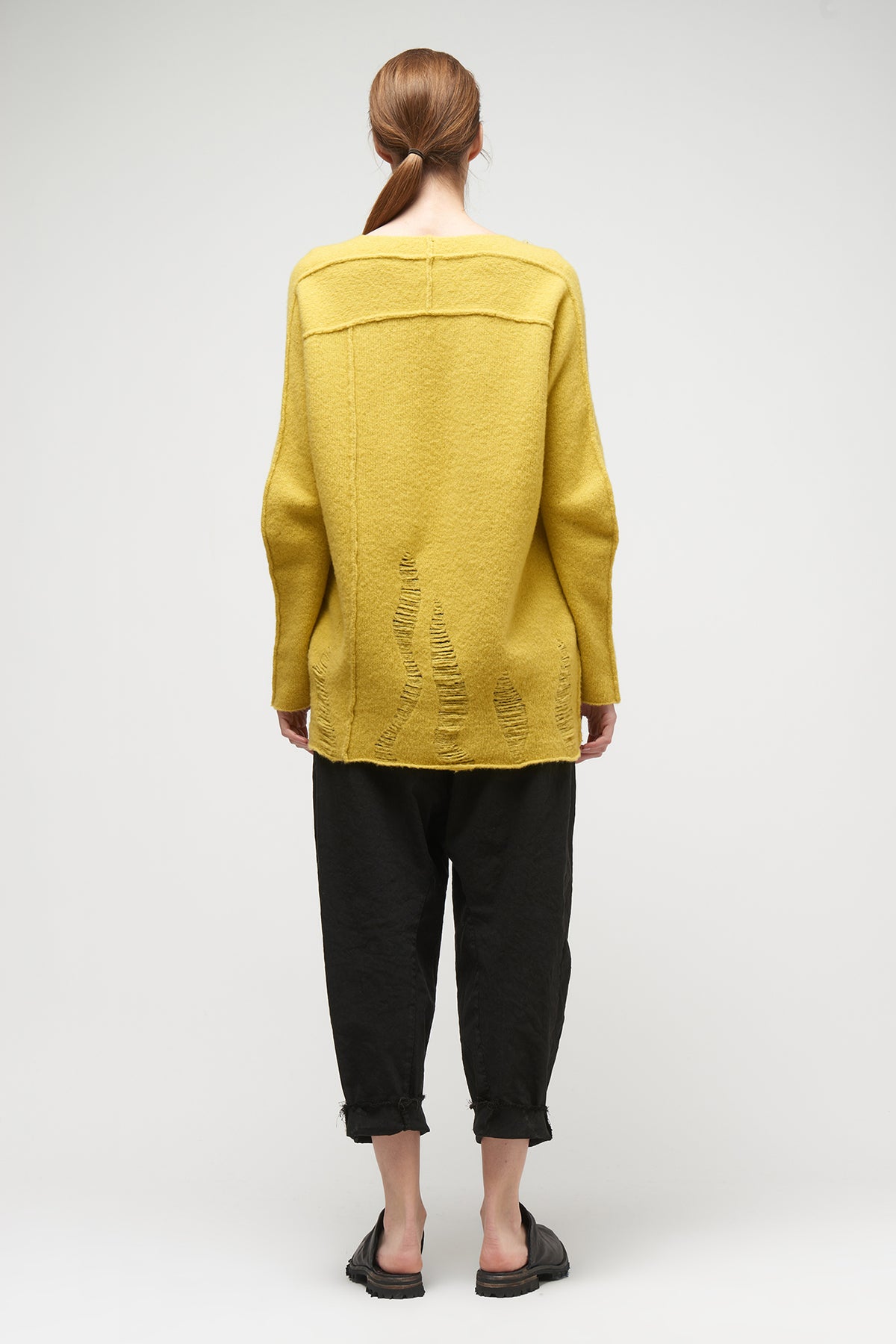 Masnada Shaggy Round Neck Knit
