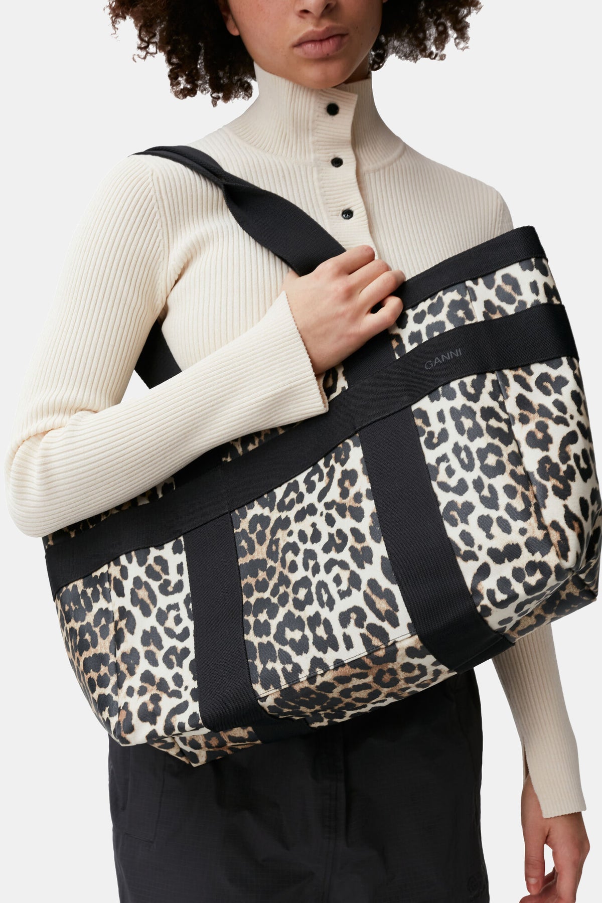 GANNI Coated Canvas Bag