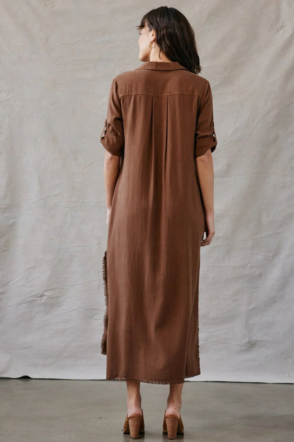 Bella Dahl Maxi Shirt Dress