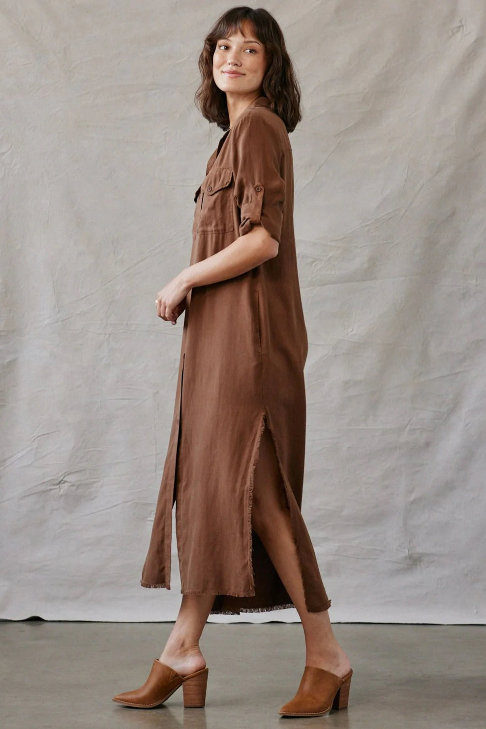Bella Dahl Maxi Shirt Dress