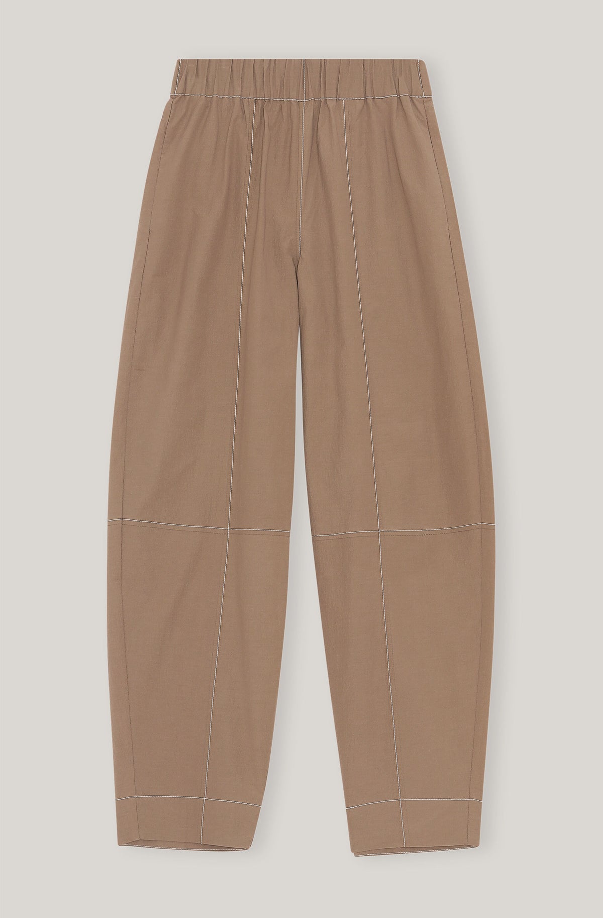 GANNI Organic Cotton Crepe Trousers