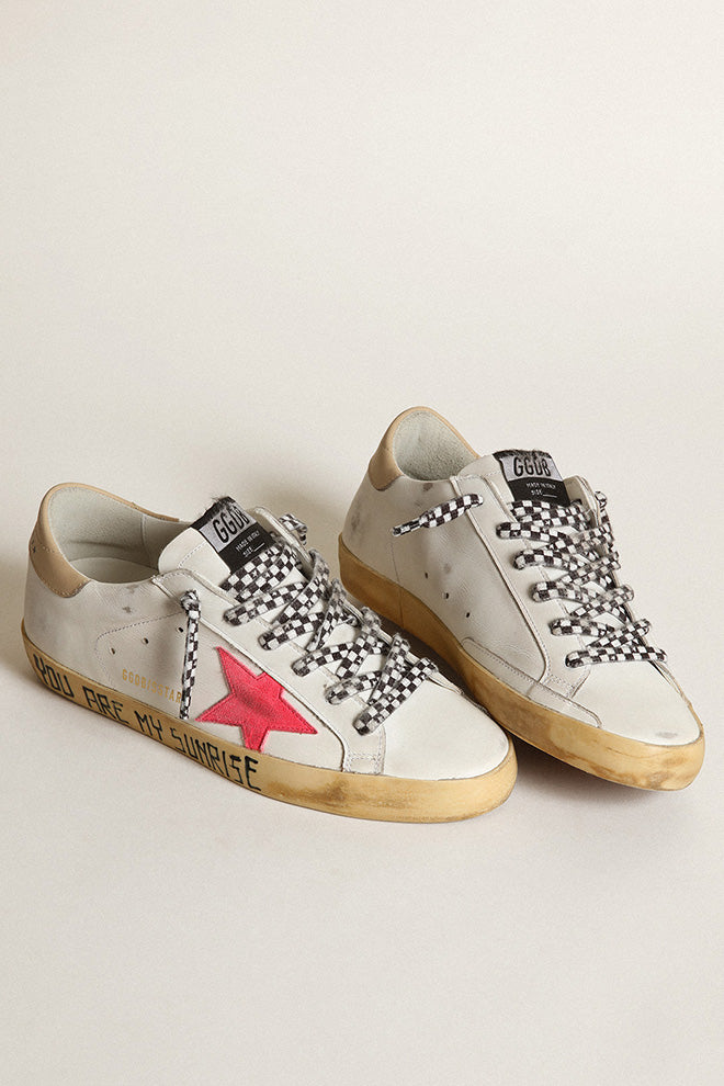 Women's Super-Star sneakers with gold foxing