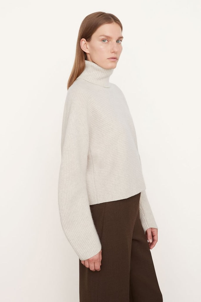 Vince Horizontal Rib Turtleneck Sweater
