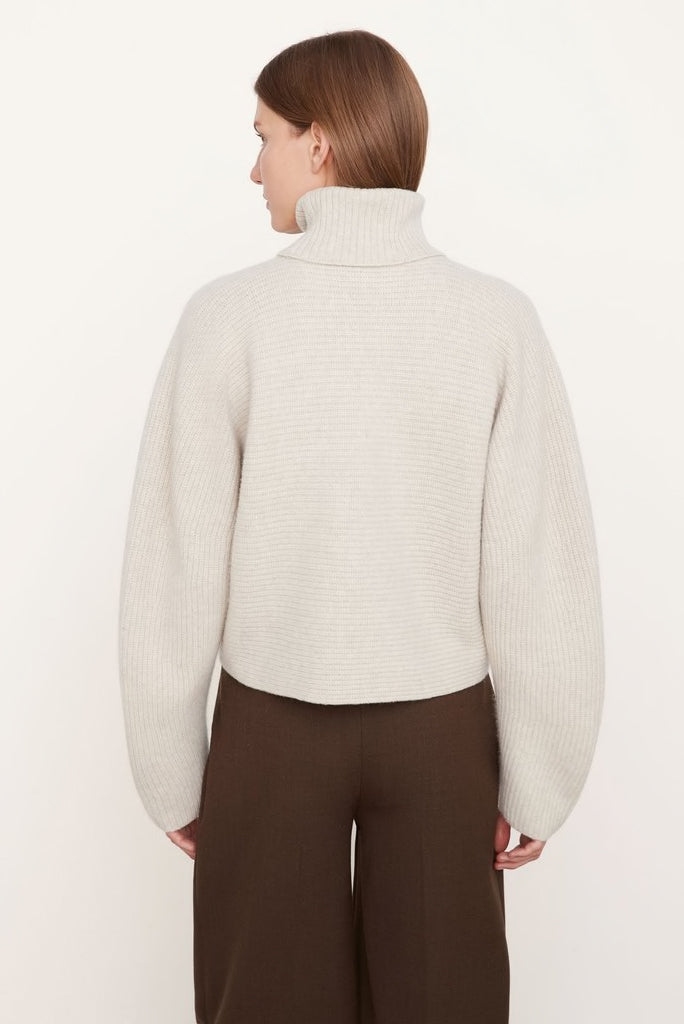 Vince Horizontal Rib Turtleneck Sweater
