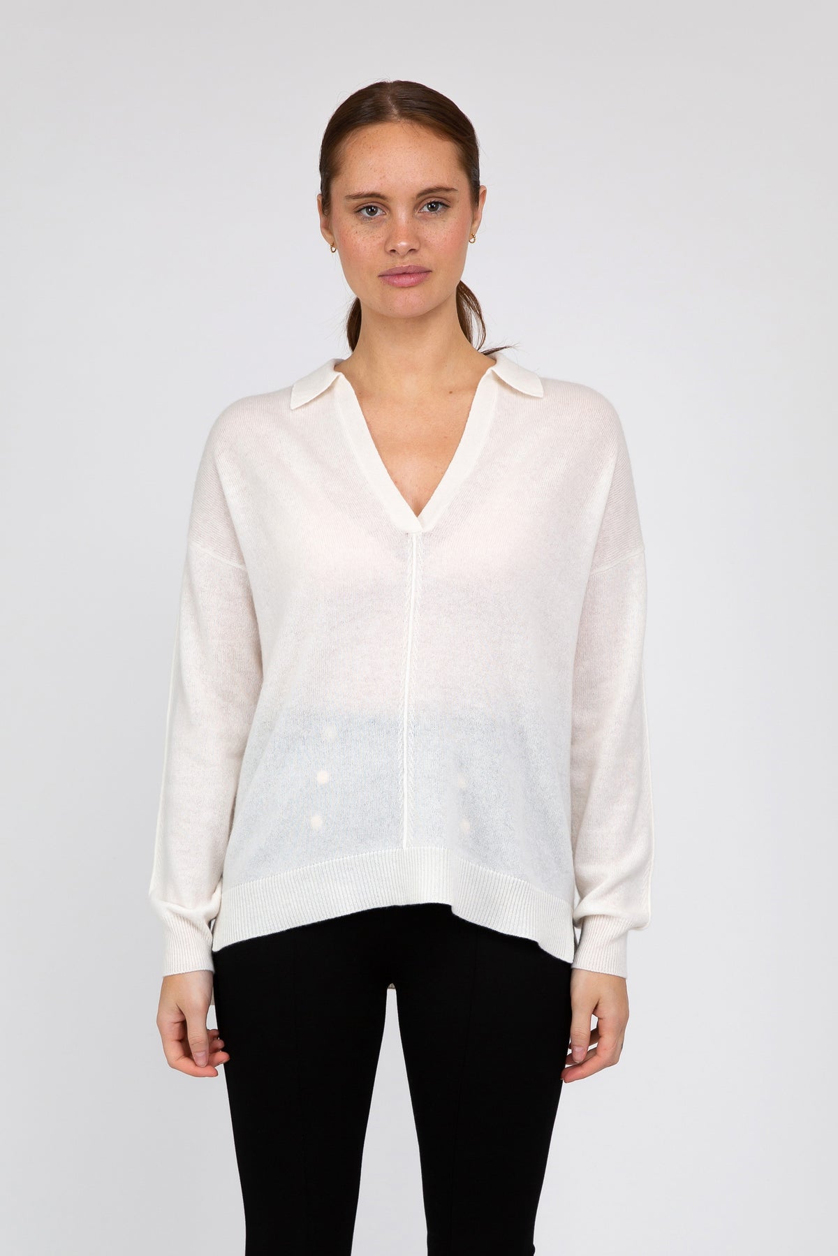 Van Kukil Virginia V Neck Jumper