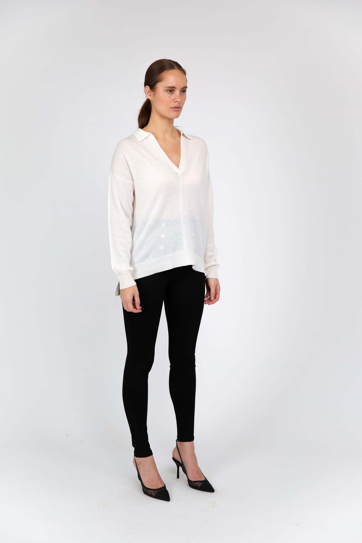 Van Kukil Virginia V Neck Jumper