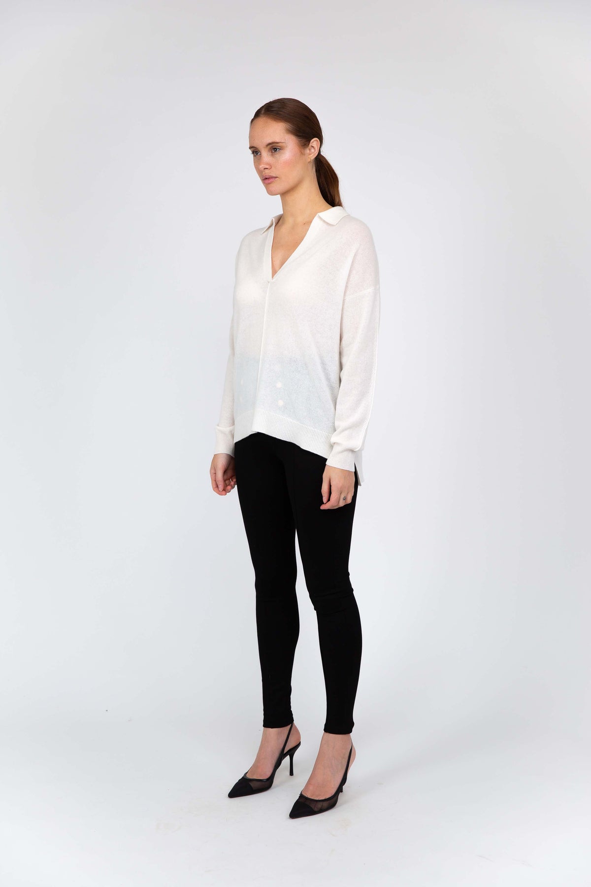 Van Kukil Virginia V Neck Jumper