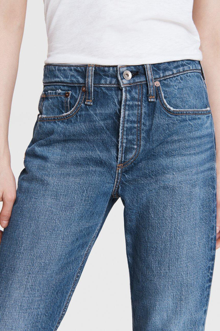 rag &amp; bone Rosa Mid-Rise Boyfriend Jeans