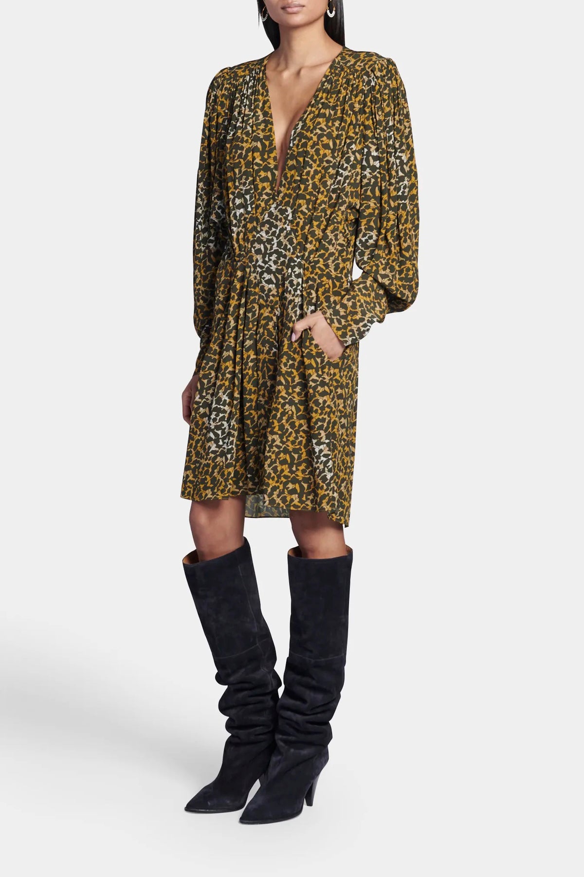 Isabel Marant Étoile Arone Printed Mini Dress