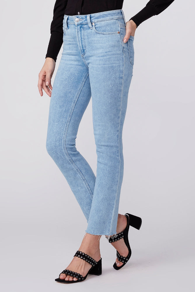 PAIGE Cindy Raw Hem Jeans in Park Ave