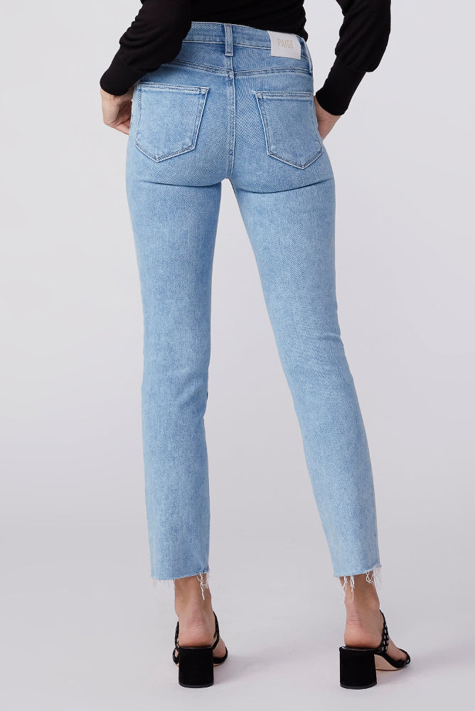 PAIGE Cindy Raw Hem Jeans in Park Ave