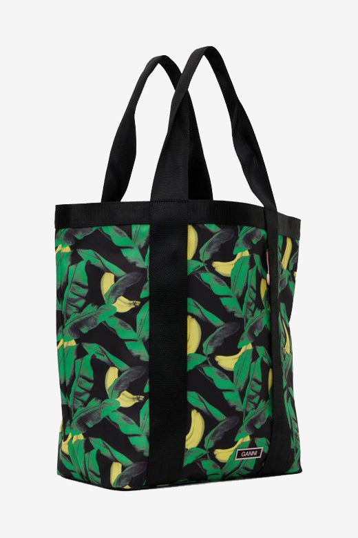 GANNI Recycled Tech Large Tote