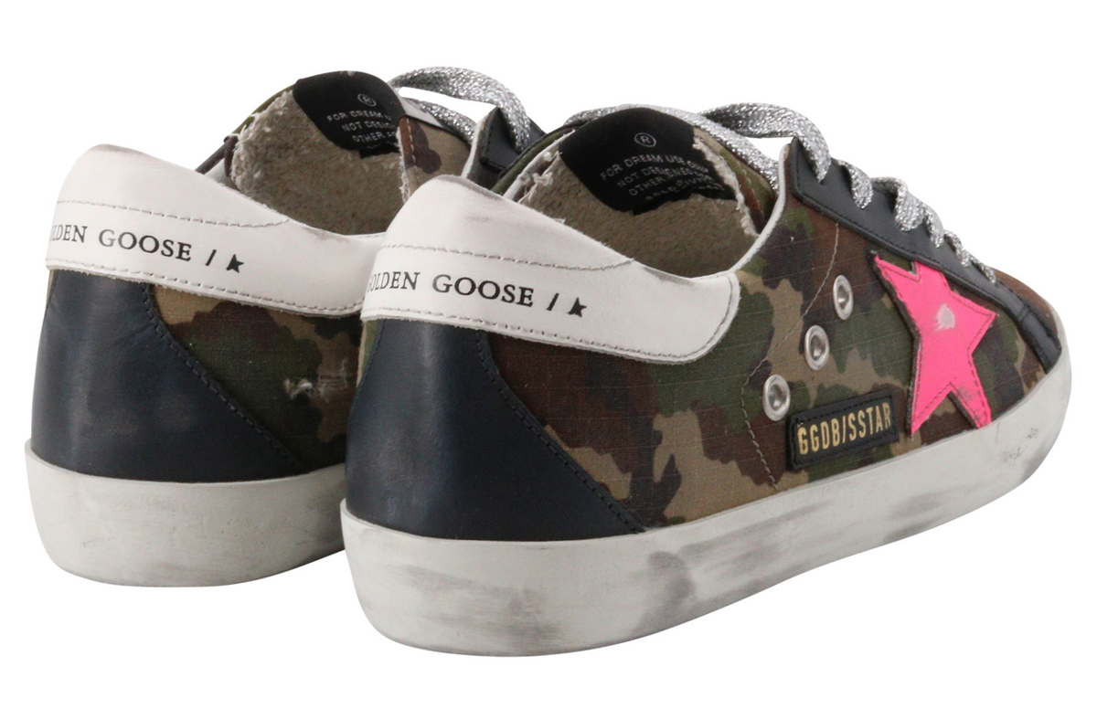Golden Goose Super-Star Camouflage Sneakers