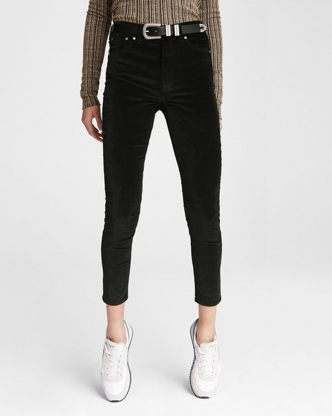 Rag &amp; Bone Nina High-Rise Velvet Skinny Pant