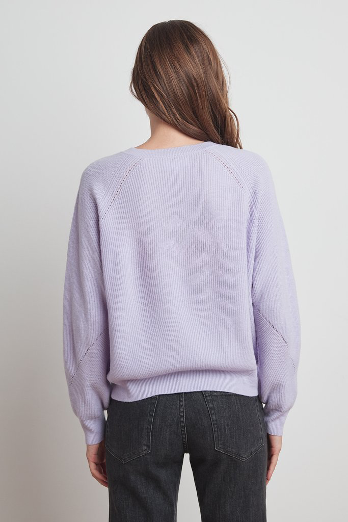 Velvet Toya Jumper In Lilac