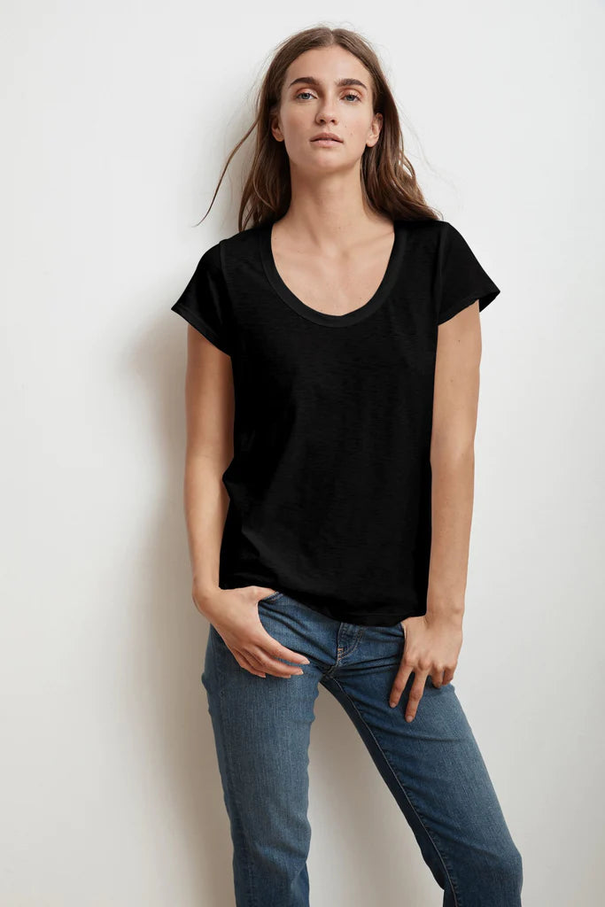 Velvet Katie City Cotton Slub Tee